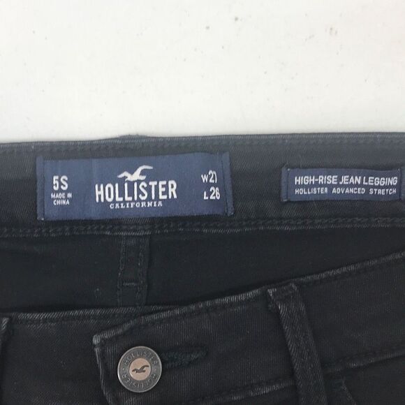 Hollister High-Rise Jean Leggings Girls size 5s 27” waist x 26” inseam - Picture 5 of 7